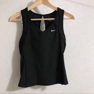 💦 Nike Dri-Fit | Black Racerback | Keyhole Detail